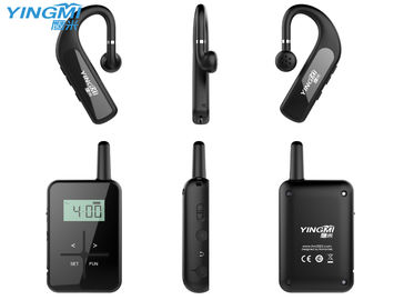 Economic Audio Tour Guide Device With Bluetooth Headset 100 Channels For Trade Shows and VIP Visitors