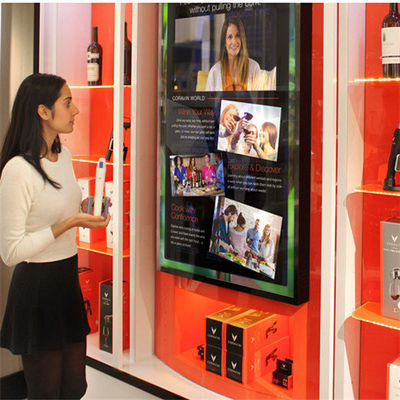 Establish Communication Interactive Showcase Display Cabinets